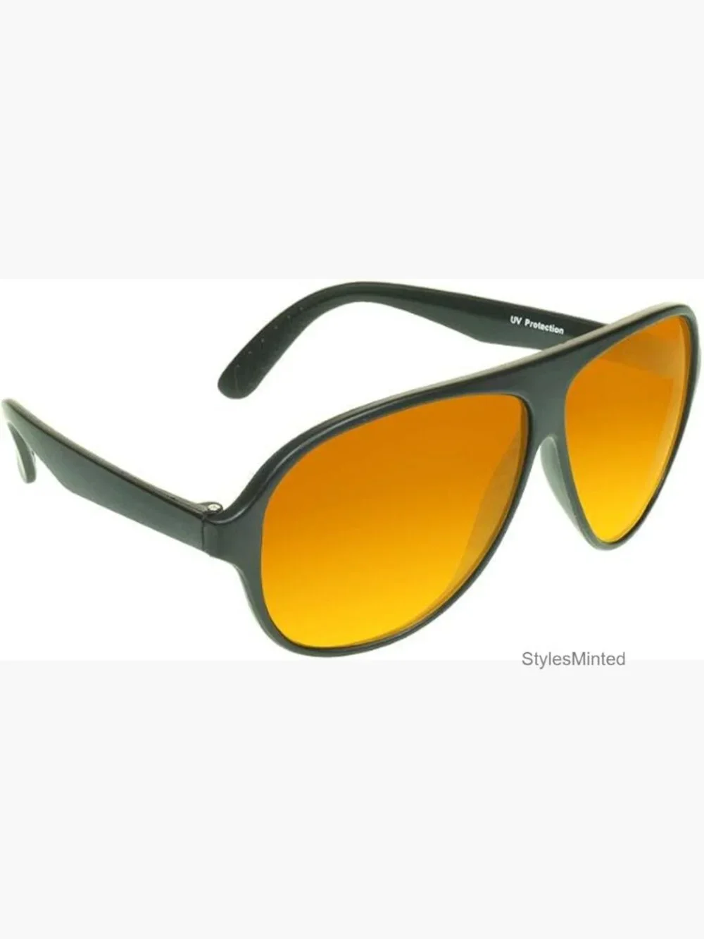 Aviator Blue Blocking Sunglasses Classic Lightweight Teardrop Frame